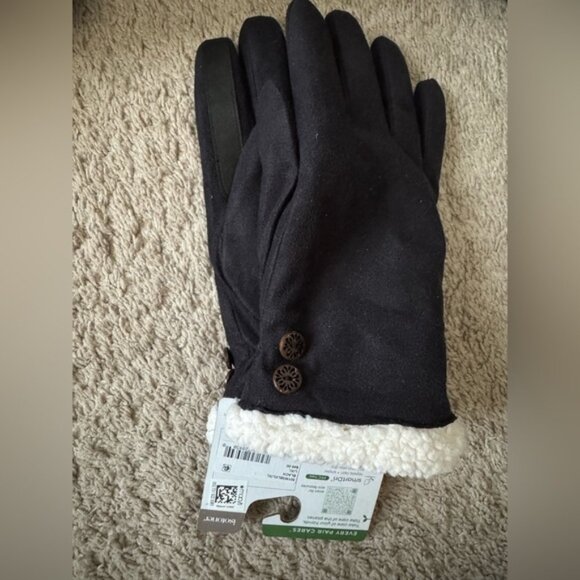 Isotonor smartDri Black Gloves with White Cuff - Picture 1 of 2